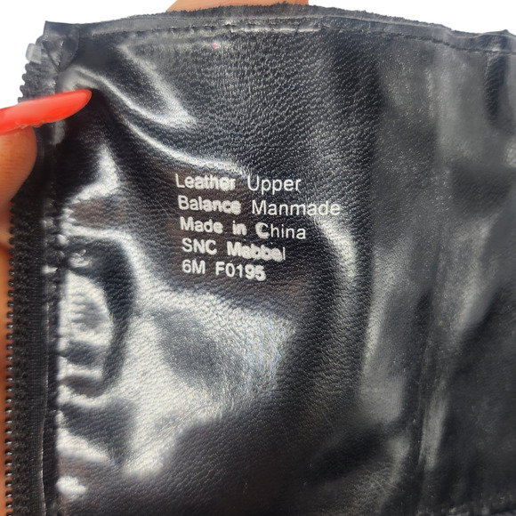 Style & Co Shoes Womens 6 Black Suede Leather Full Zipper Low Heel Tall Riding - Picture 12 of 12